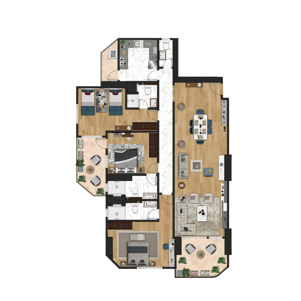 2 Bedrooms